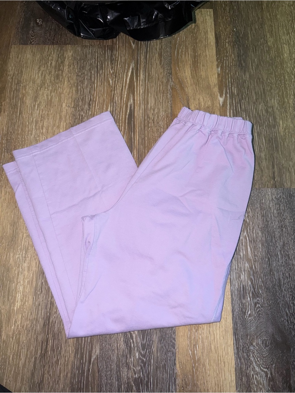 Lavender Elastic-Waist Bottoms